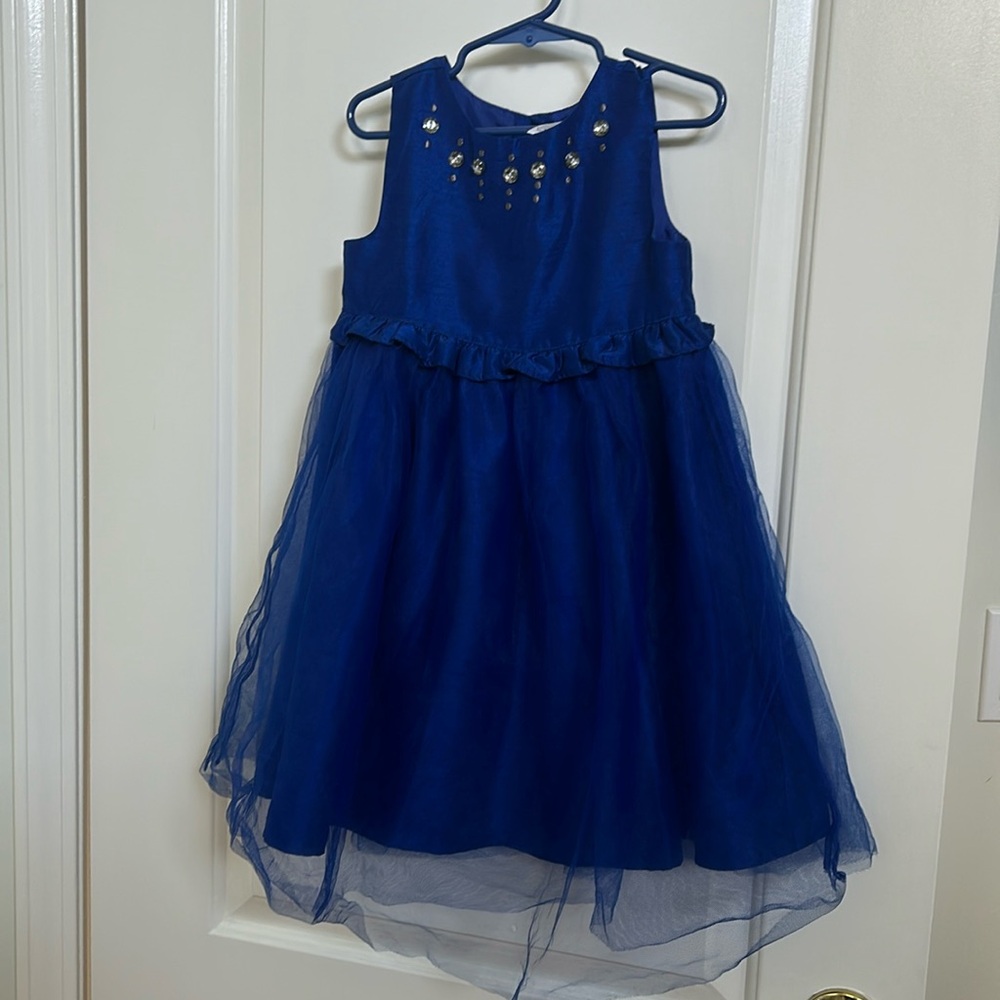 Gorgeous, royal blue girls, special occasion dress- size 4T